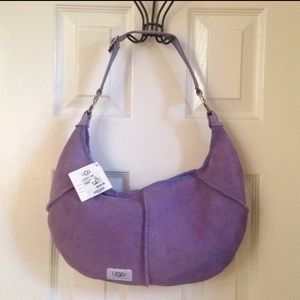 Lavender Suede UGG Handbag