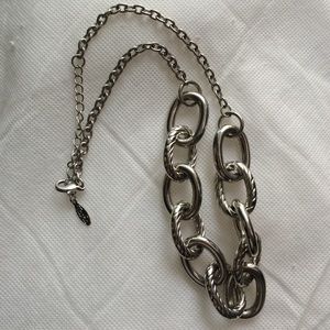 Silver chain necklace