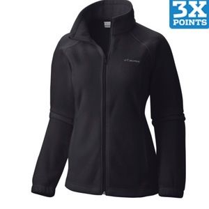 Columbia zip up fleece jacket