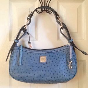 Dooney & Bourke Half Moon Ostrich Purse