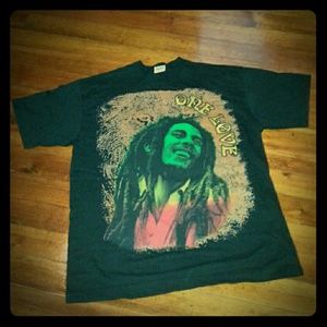 Men's One Love Bob Marley T-Shirt 2XL