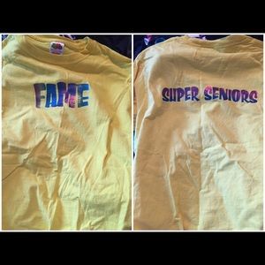 Fame cheerleading shirt