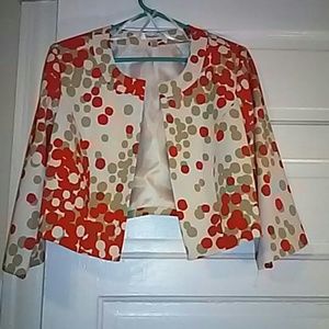 Cropped jacket. Size 14 women. Too cute