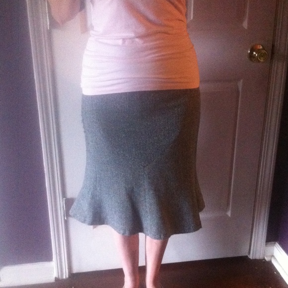 Black and white skirt