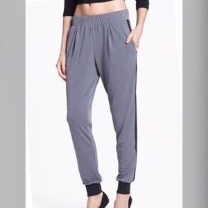 Blue w/ black striped Harem jogger pants read👇🏽