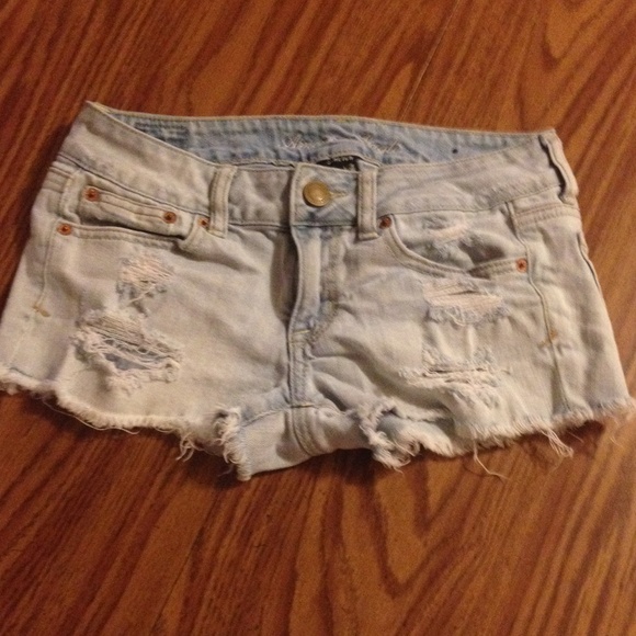 American Eagle jean shorts.