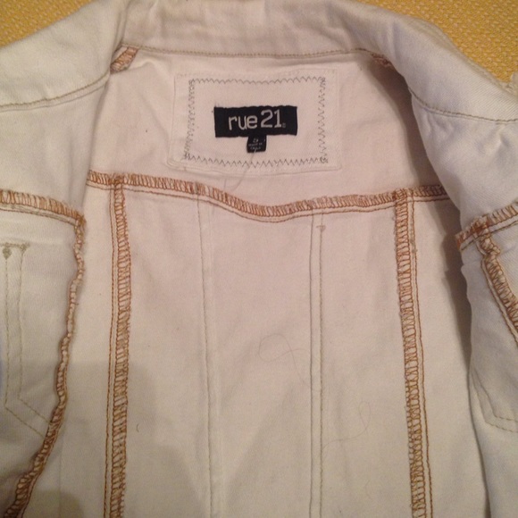 White Jean Jacket - Picture 2 of 3