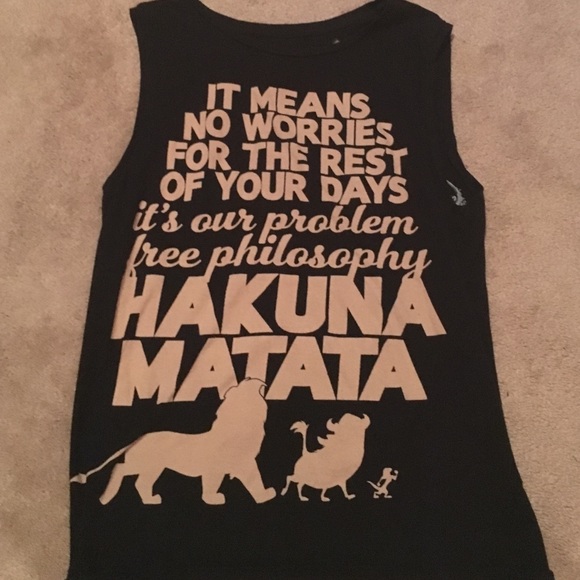 hakuna matata tank - Picture 1 of 3