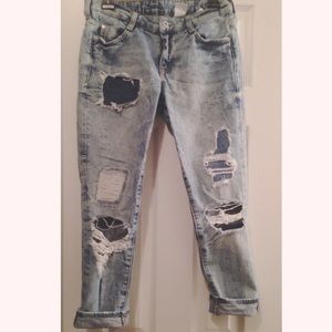 H&M Low-rise Girlfriend Jeans
