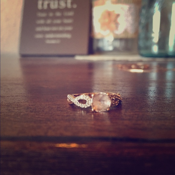 Morganite rose gold ring!