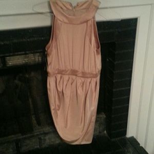 Gold Bebe dress