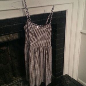 Chevron print dress