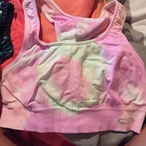 Champion tie dyed sports bra