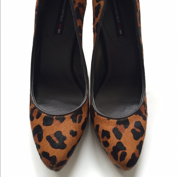 Banana republic animal print pumps heels - Picture 4 of 4
