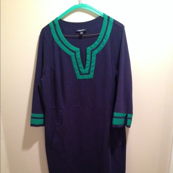 Lands End Plus Size 20 sheath dress with pockets