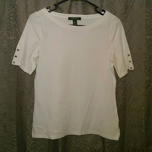 Ralph Lauren white tee