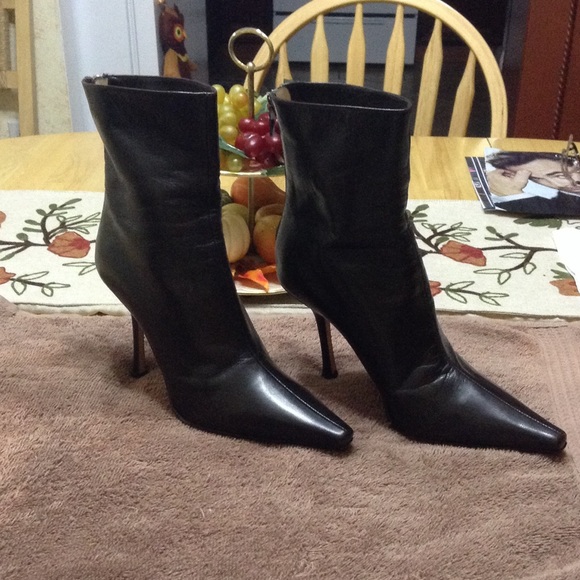 Authentic Jimmy Choo mid ankle booties