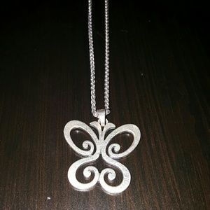 100%Authentic James Avery necklace and large charm