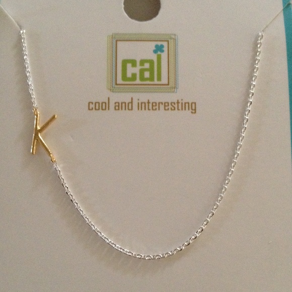 'K' Initial Necklace