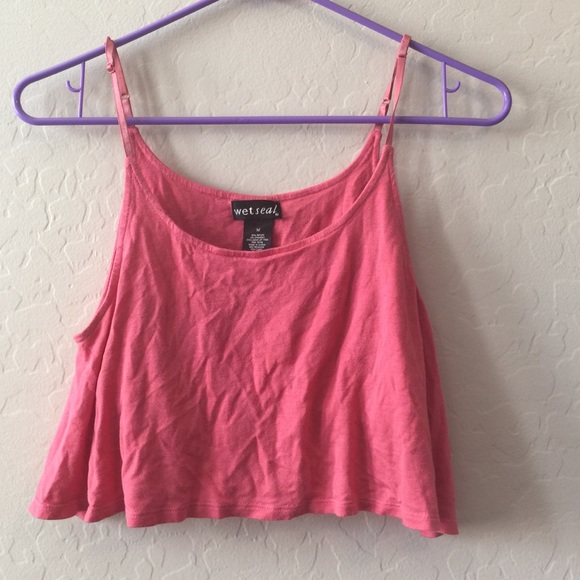 Hot Pink Crop Tank
