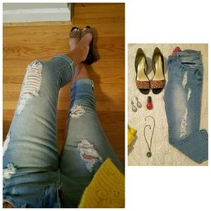 Distressed jeans COMFY