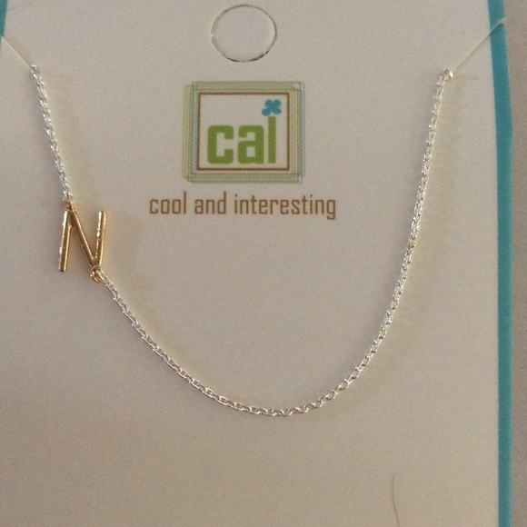 'N' Initial necklace