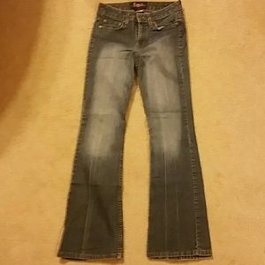 l.e.i. size 5 women's juniors boot cut jeans