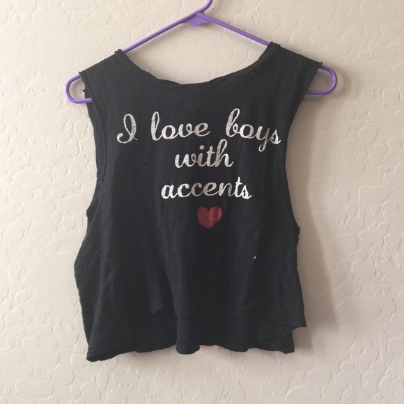 Black Muscle Crop Top