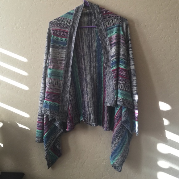 Multi-color Knit Cardigan