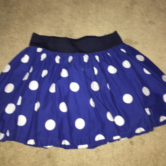 polka dot skirt