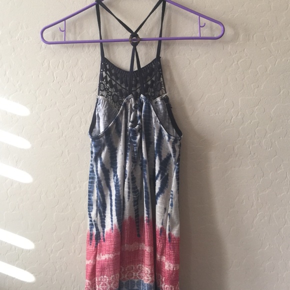 Blue Racerback Tank - Picture 2 of 3