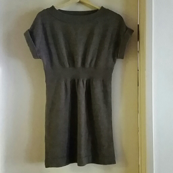 LOFT Taupe Sweater Dress