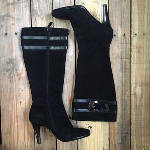 FINAL $$ Cole Haan | Nike air suede buckle boots