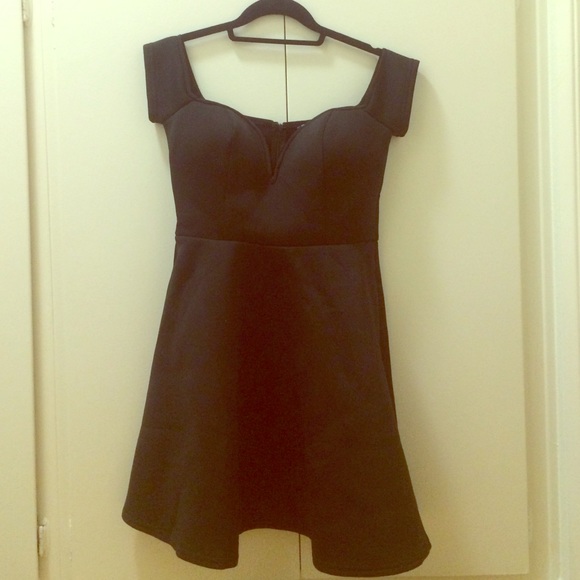 Nasty gal Sandy black dress