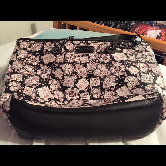 Betsey Johnson Large Diamond Tote