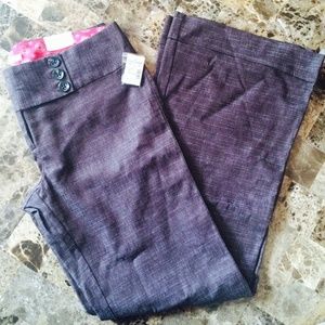 NWT Maurices chocolate brown slacks size 9/10 reg