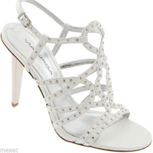 🎉Sale🎉 VIA SPIGA MELODY WHITE LEATHER