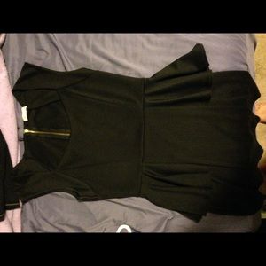 Mini black dress