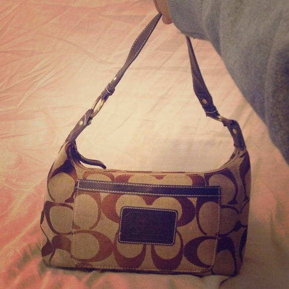 Coach logo purse