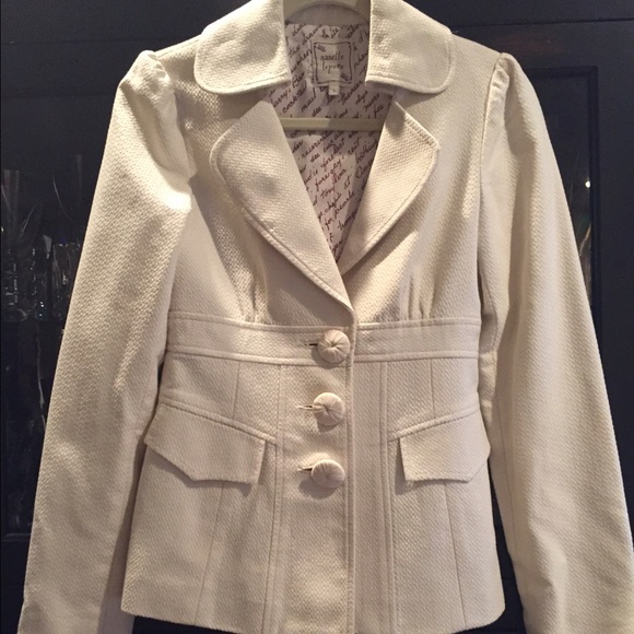 Nanette Lepore cream blazer