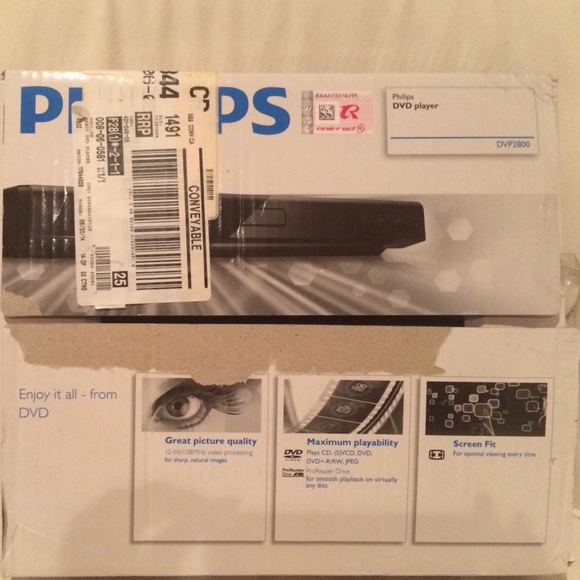 Philips DVD Player New