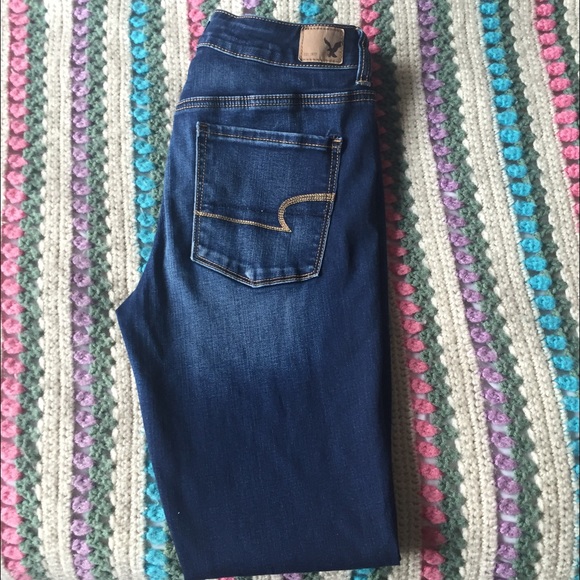 American eagle high rise jeans.