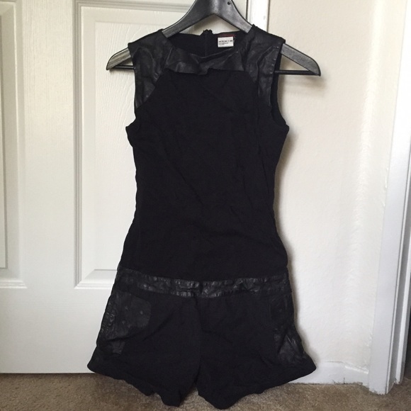 Custo Barcelona Leather Romper