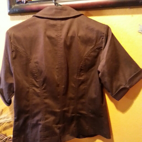 Coldwater Creek brown jacket - Picture 2 of 4