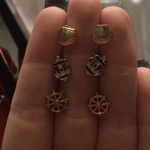 nautical earring set