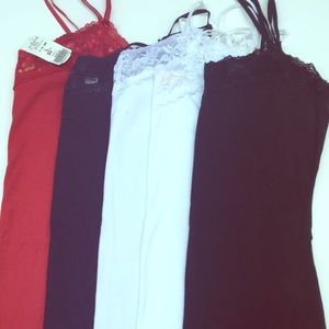 5 lace tanks