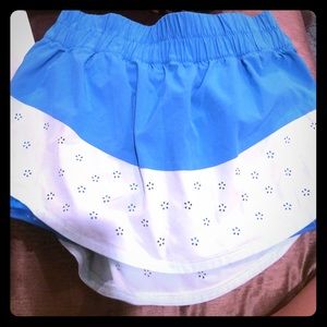 Lululemon Run Breeze By Skirt Laser Cut - Blue 6