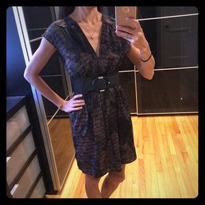 Guess black and brown dress