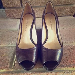 Antonio Melani Peep Toe Wedges