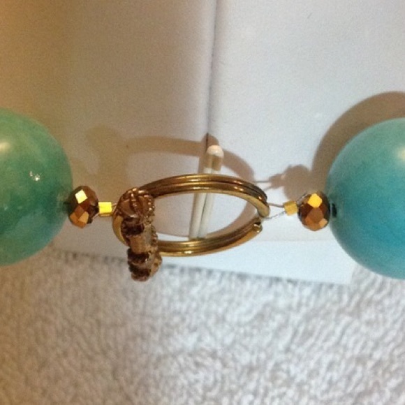 Statement  Glass Brass Multi Material - Picture 3 of 3